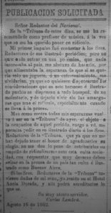 PUBLICACIÓN SOLICITADA